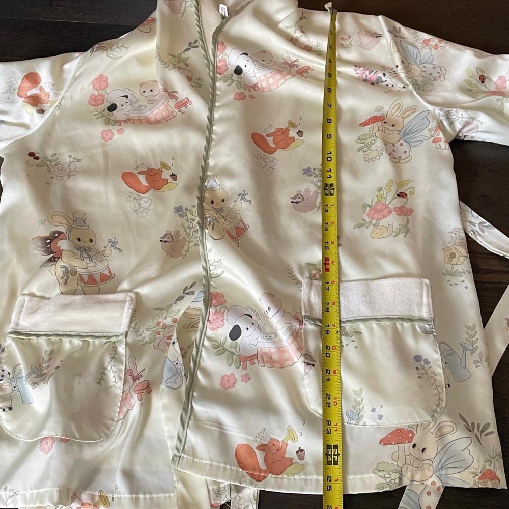 Pajamas Set with CuteAnimal Floral Print - Picture 11 of 16